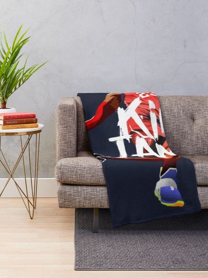 Los Angeles Lakers Lebron James Throw Blanket, Gift for Fan