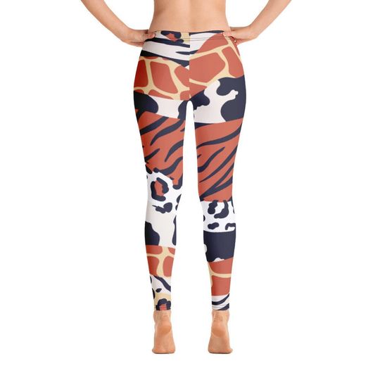 Leopard Print Leggings, Sports Yoga Leggings