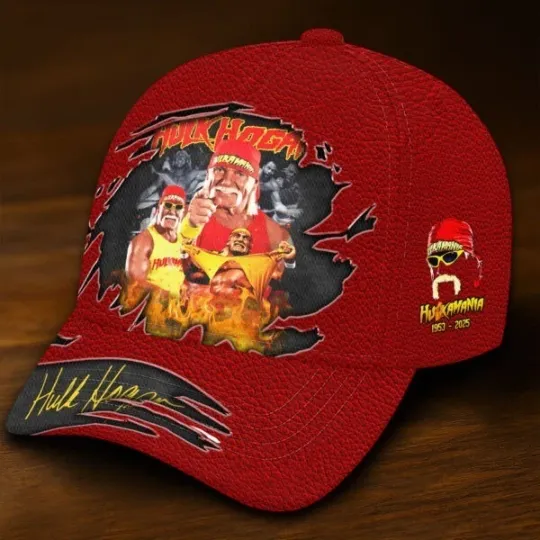 Hulk Hogan Classic Cap, Hulk Hogan Memory, Gift for Fan