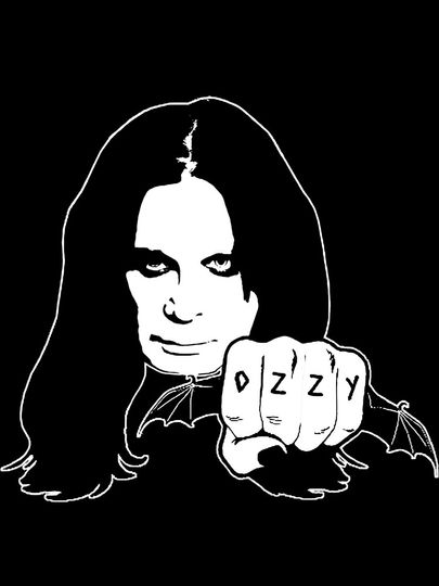 Vintage ozzy gothic Poster