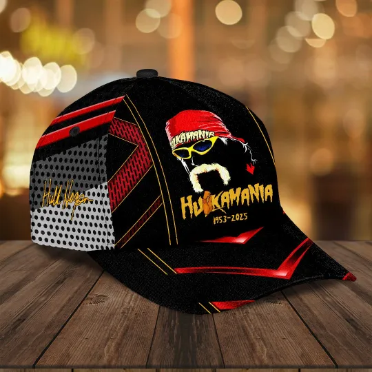 Hulk Hogan Classic Cap, Hulk Hogan Memory, Gift for Fan