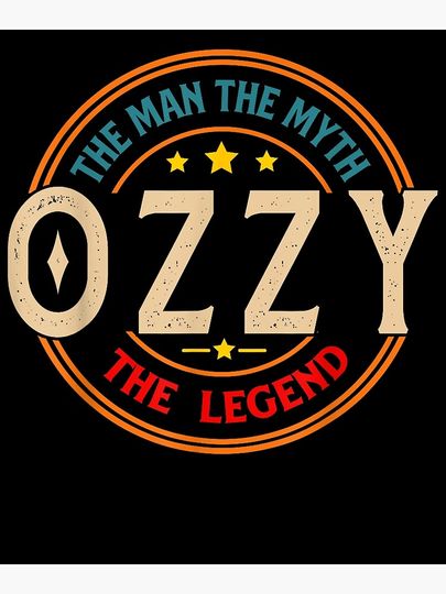Ozzy The man the myth the legend Poster