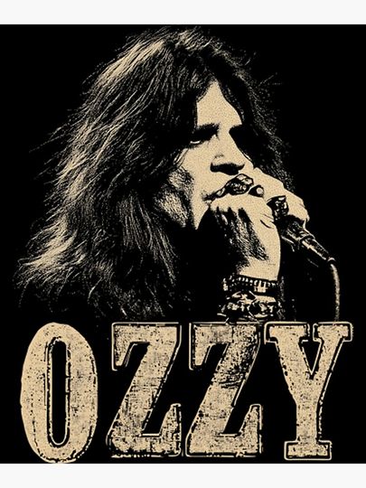 RIP Ozzy Osbourne Poster