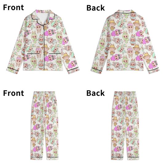 Labubu Pajama Set, Monster Labubu Pajama Set, Labubu Clothes