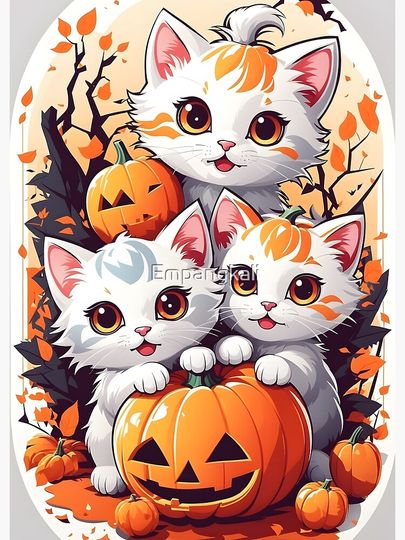 Halloween Cat Cute Poster