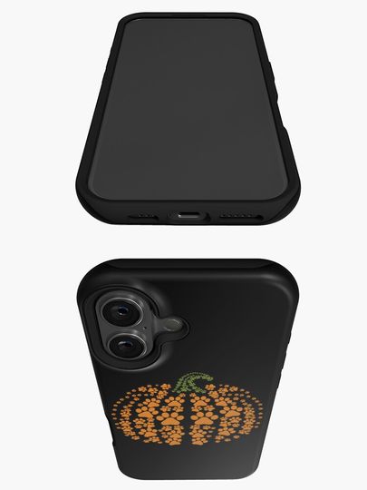 Pumpkin Halloween Funny Dog Cat Pumpkin iPhone Case