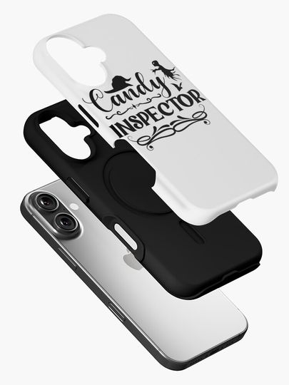 Candy Inspector Funny Halloween iPhone Case