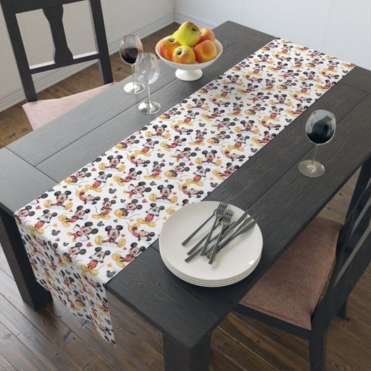 Disney Mickey Mouse Table Runner for Kitchen & Dining Decor