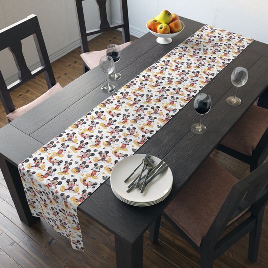 Disney Mickey Mouse Table Runner for Kitchen & Dining Decor
