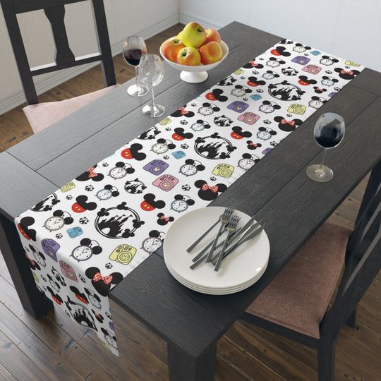 Disney Mickey Mouse Table Runner for Kitchen & Home Decor