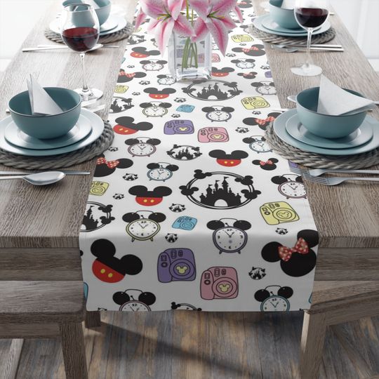 Disney Mickey Mouse Table Runner for Kitchen & Home Decor