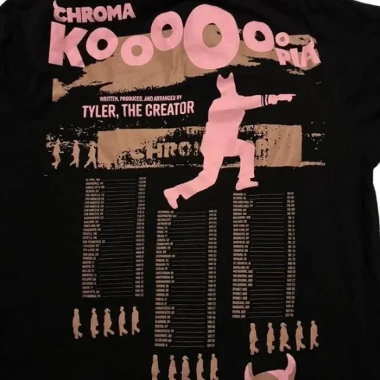 Apparel Chromakopia Tyler The Creator tour merch 2025 Shirt