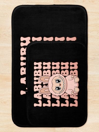 Labubu Lychee Berry Bath Mat, For Bathroom, For Kitchen