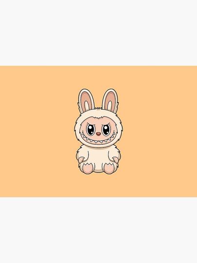 Labubu Soymilk Cute Character Bath Mat, For Bathroom, For Kitchen