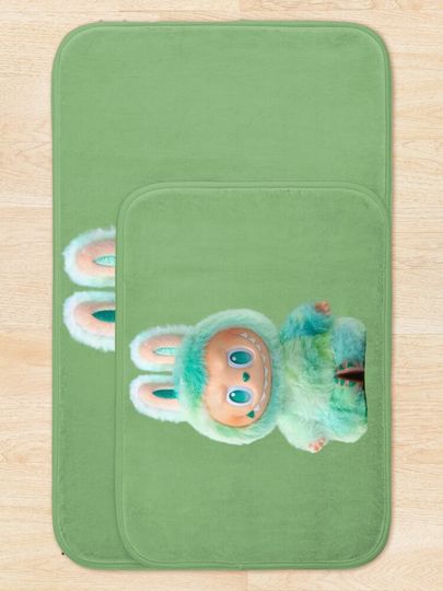 Cute Labubu Bath Mat, For Bathroom, For Kitchen