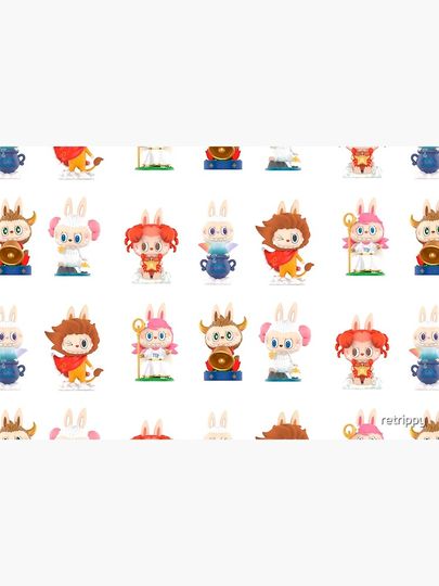 Labubu monsters signs sticker pack Bath Mat, For Bathroom, For Kitchen