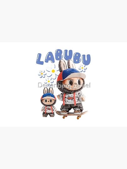 labubu party meme, funny labubu lover c u t e bath mat, for bathroom, for kitchen