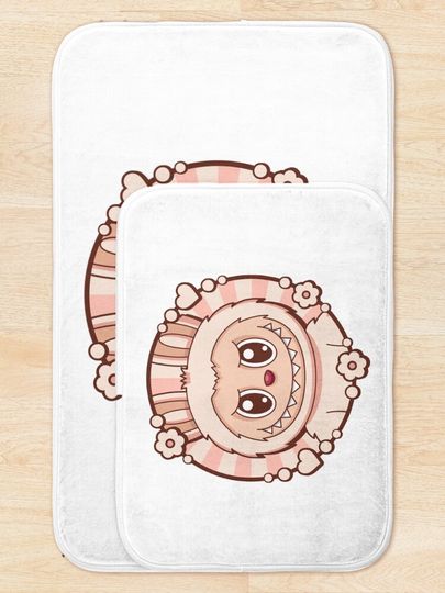 Labubu Soymilk Bath Mat, For Bathroom, For Kitchen