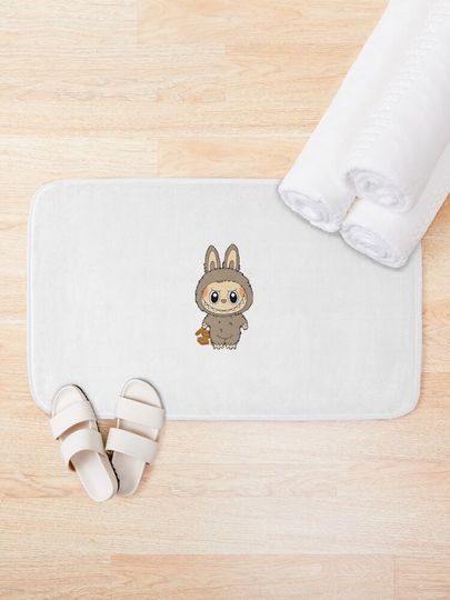 Toffee Labubu Bath Mat, For Bathroom, For Kitchen