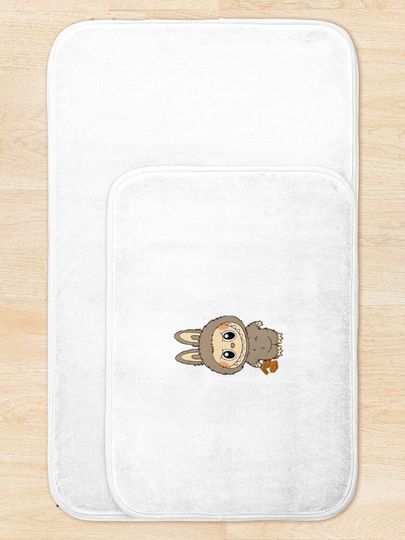 Toffee Labubu Bath Mat, For Bathroom, For Kitchen
