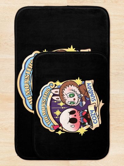 Labubu Monsters cozy sunday  Bath Mat, For Bathroom, For Kitchen