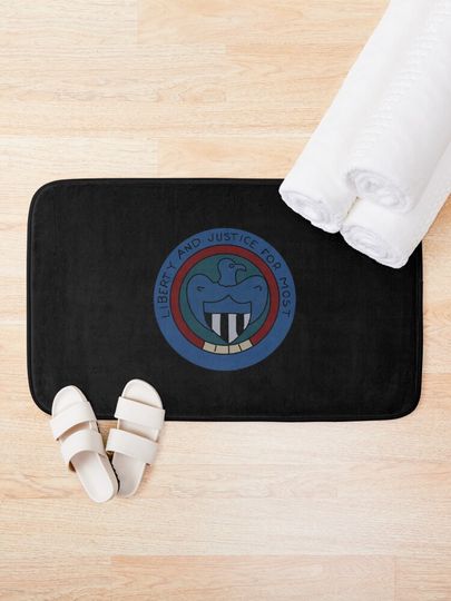 Liberty and Justice for Some Bath Mat, For Bathroom, For Kitchen