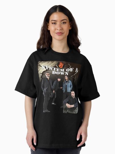 SYSTEM OF DOWN T-Shirt - SOAD Oversized Rock Band Unisex Tee