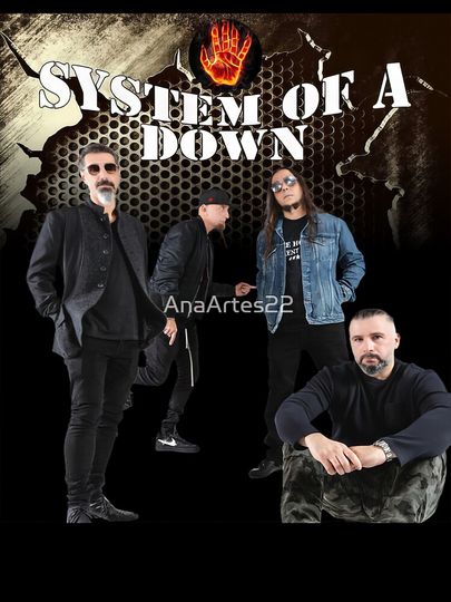 SYSTEM OF DOWN T-Shirt - SOAD Oversized Rock Band Unisex Tee