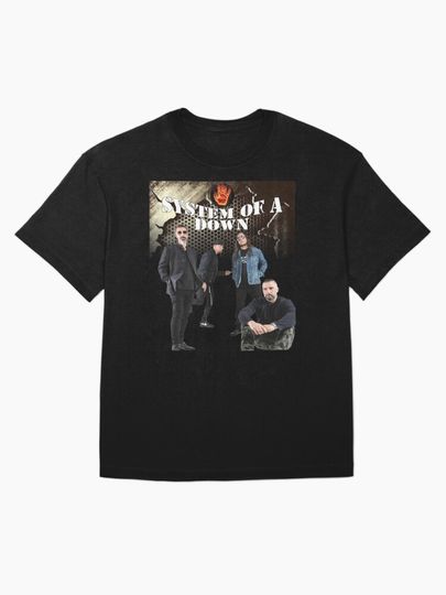 SYSTEM OF DOWN T-Shirt - SOAD Oversized Rock Band Unisex Tee