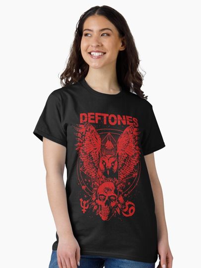 Deftone Classic T-Shirt – Rock Band Graphic Tee for Fans