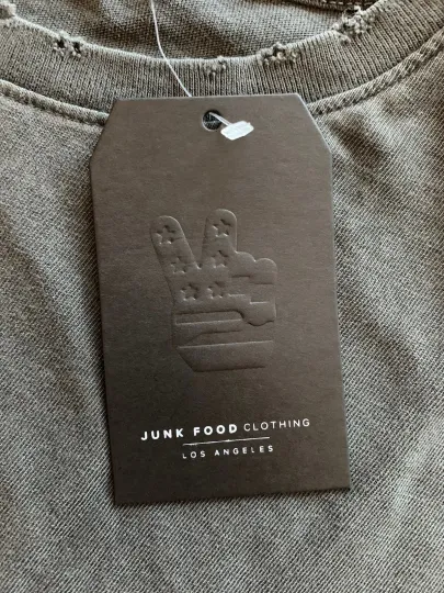 Junk Food Clothing The Simpsons Mens T-Shirt Medium Grey Bart Devil Retro