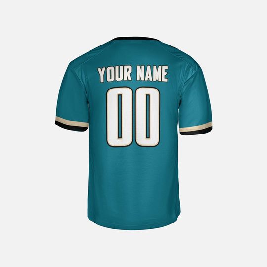 Jacksonville Jaguars Custom Football Jersey Teal Men Women Personalized Name & Number