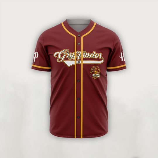 Harry Potter Gifts, Custom Baseball Jersey, Wizard Houses Shirt, HP Wizard School Shirt