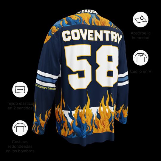 Coventry Blaze EIHL Team, Fan Made, Ice Hockey Jersey