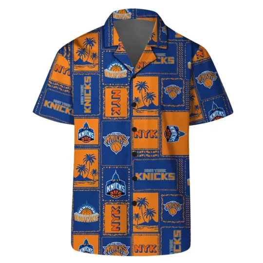 New York Basketball Team Knickss Hawaiian Button Down Shirt