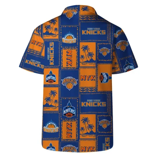 New York Basketball Team Knickss Hawaiian Button Down Shirt