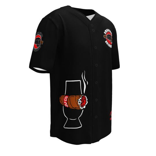 SWDB Logo Black Baseball Jersey, Gift for Fan
