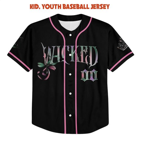 Custom Wicked Jersey Shirt, Elphaba and Glinda Jersey