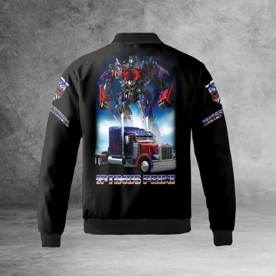 Personalized Optimus Prime Transformers Baseball Jacket for Fans