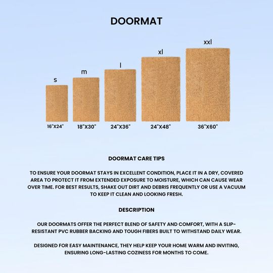 Funny Ghost Halloween Doormat: Spooky Welcome Mat, Natural Coir
