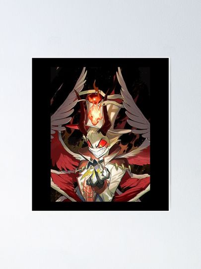 Lucifer Hazbin Hotel Poster Wall Art Print for Interior Decor