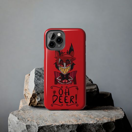 Alastor Oh Deer Hazbin Hotel Tough IPhone Cases