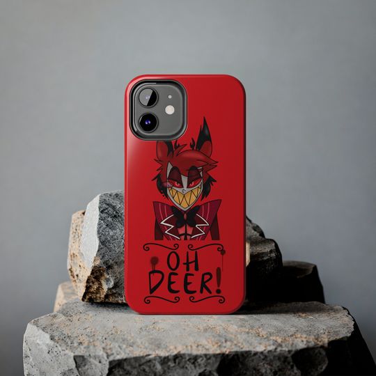 Alastor Oh Deer Hazbin Hotel Tough IPhone Cases