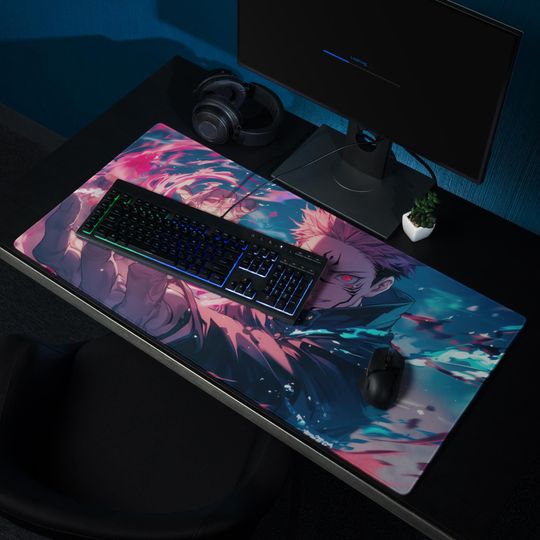 Sukuna Jujutsu Satoru Mouse Pad Anime Desk Mat