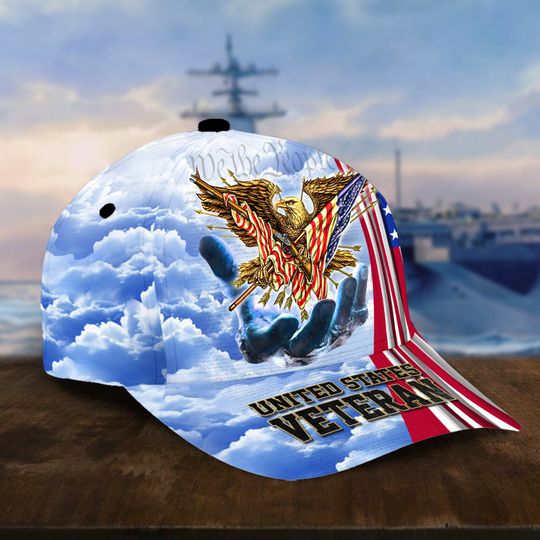 Proud US Veteran Dad Hat American Eagle Cap Men Veteran Caps For Men