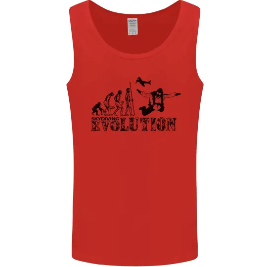 Evolution of a Skydiver Men's Tank Top