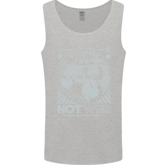Make Love Not War World Peace Men's Tank Top