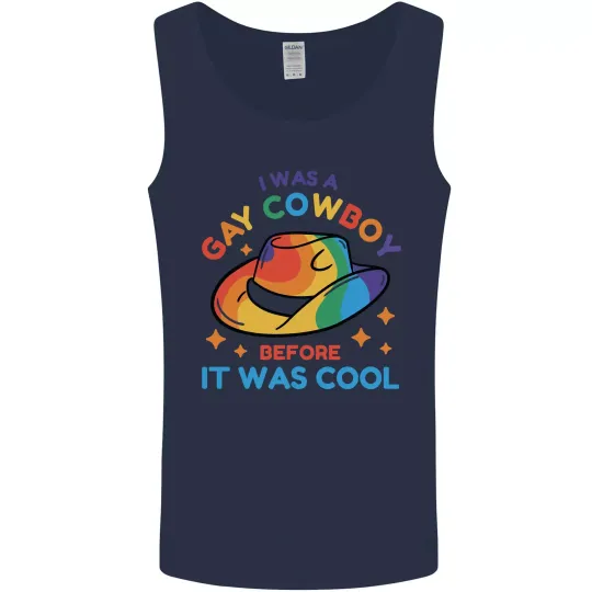 LGBT Gay Pride Cowboy Awareness Day Men's Tank Top