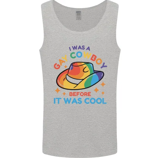 LGBT Gay Pride Cowboy Awareness Day Men's Tank Top