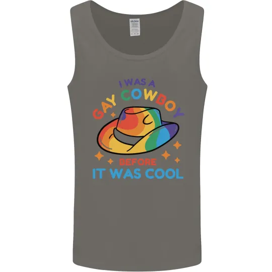 LGBT Gay Pride Cowboy Awareness Day Men's Tank Top